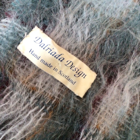 Dalriada of Scotland mohair scarf 96”x13” - Picture 3 of 6